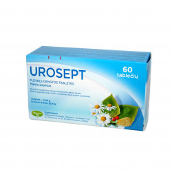 Urosept, plėvele dengtos...