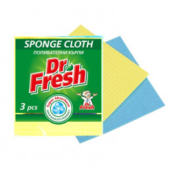 Dr.Fresh šluostė-kempinė 17x16 cm, 3 vnt.